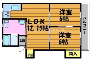 コーポ藤田の物件間取画像